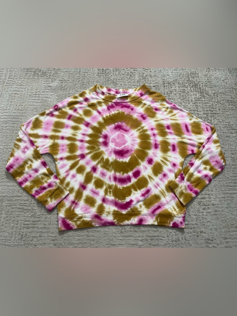 LNA Tie Dye Long Sleeve Shirt
